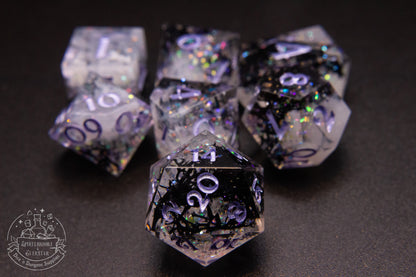 Moss & Mourning Polyhedral Dice set