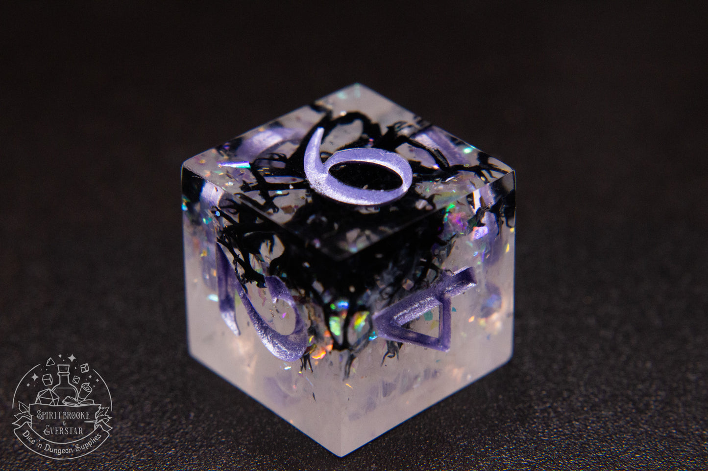 Moss & Mourning Polyhedral Dice set