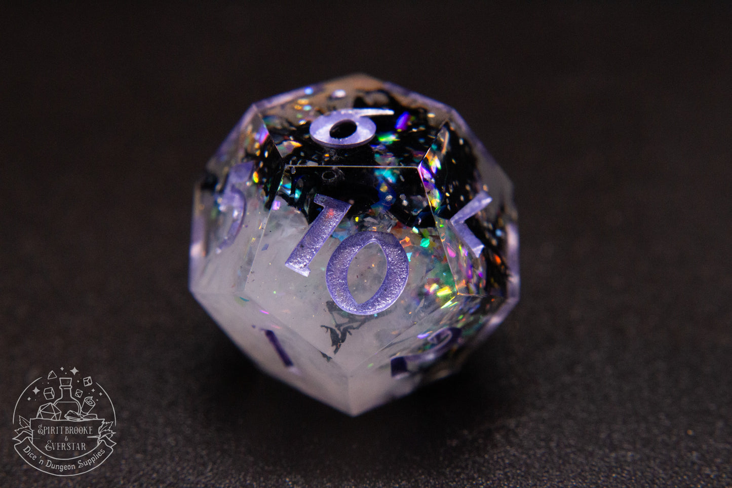 Moss & Mourning Polyhedral Dice set