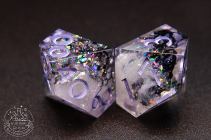 Moss & Mourning Polyhedral Dice set