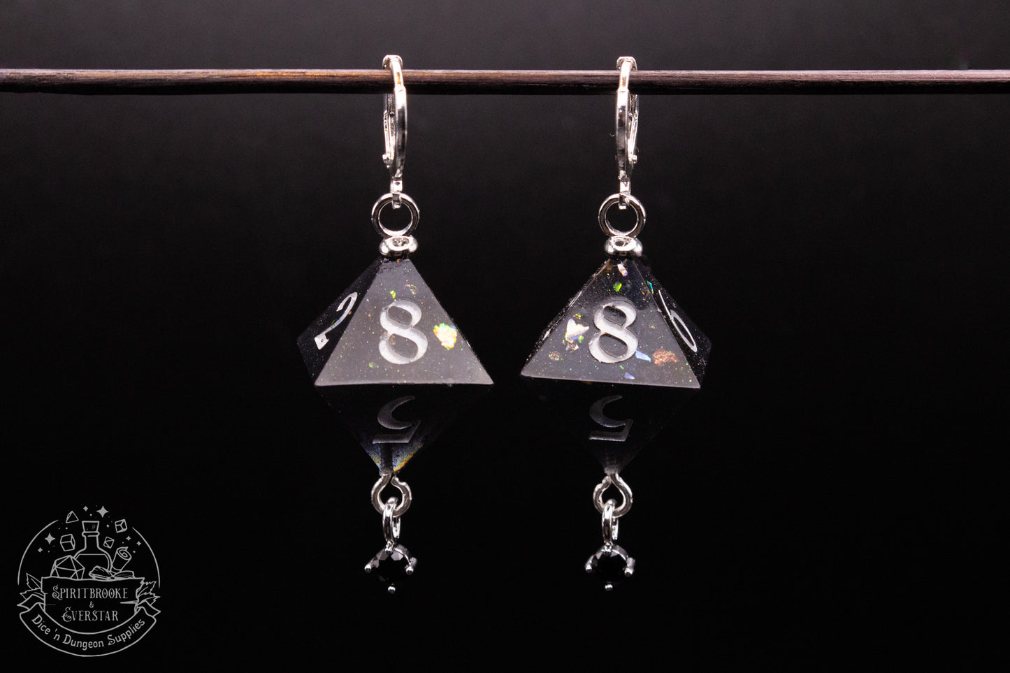 Black Velvet D8 Earrings