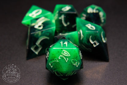 Wraith Pointy Polyhedral Dice set