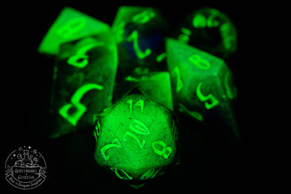 Wraith Pointy Polyhedral Dice set