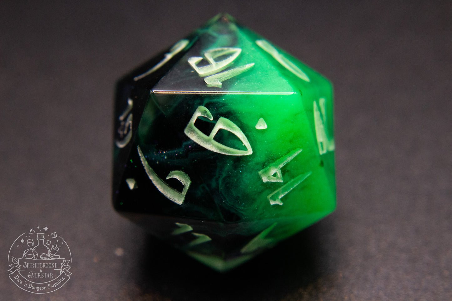 Wraith Pointy Polyhedral Dice set