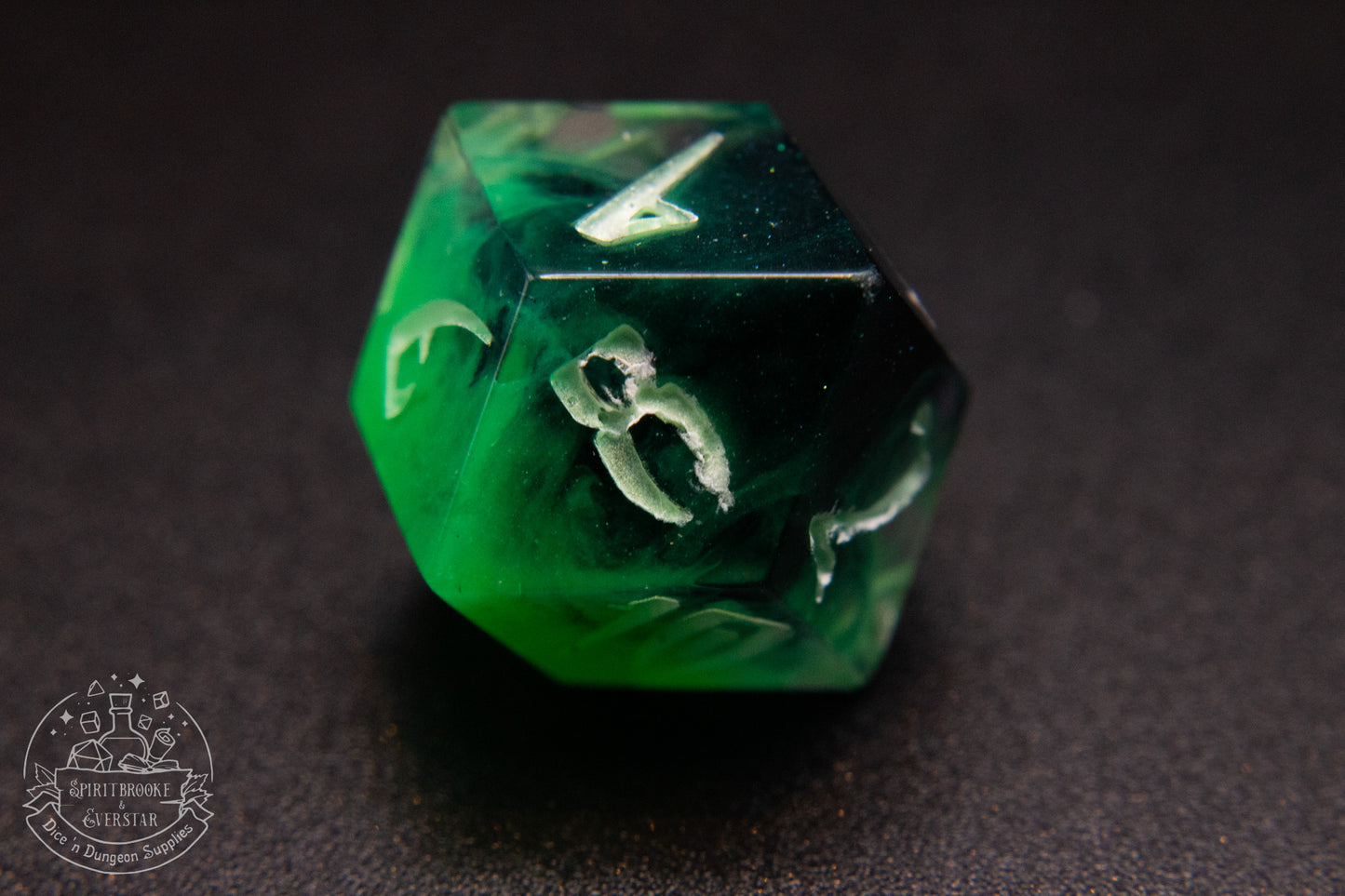 Wraith Pointy Polyhedral Dice set