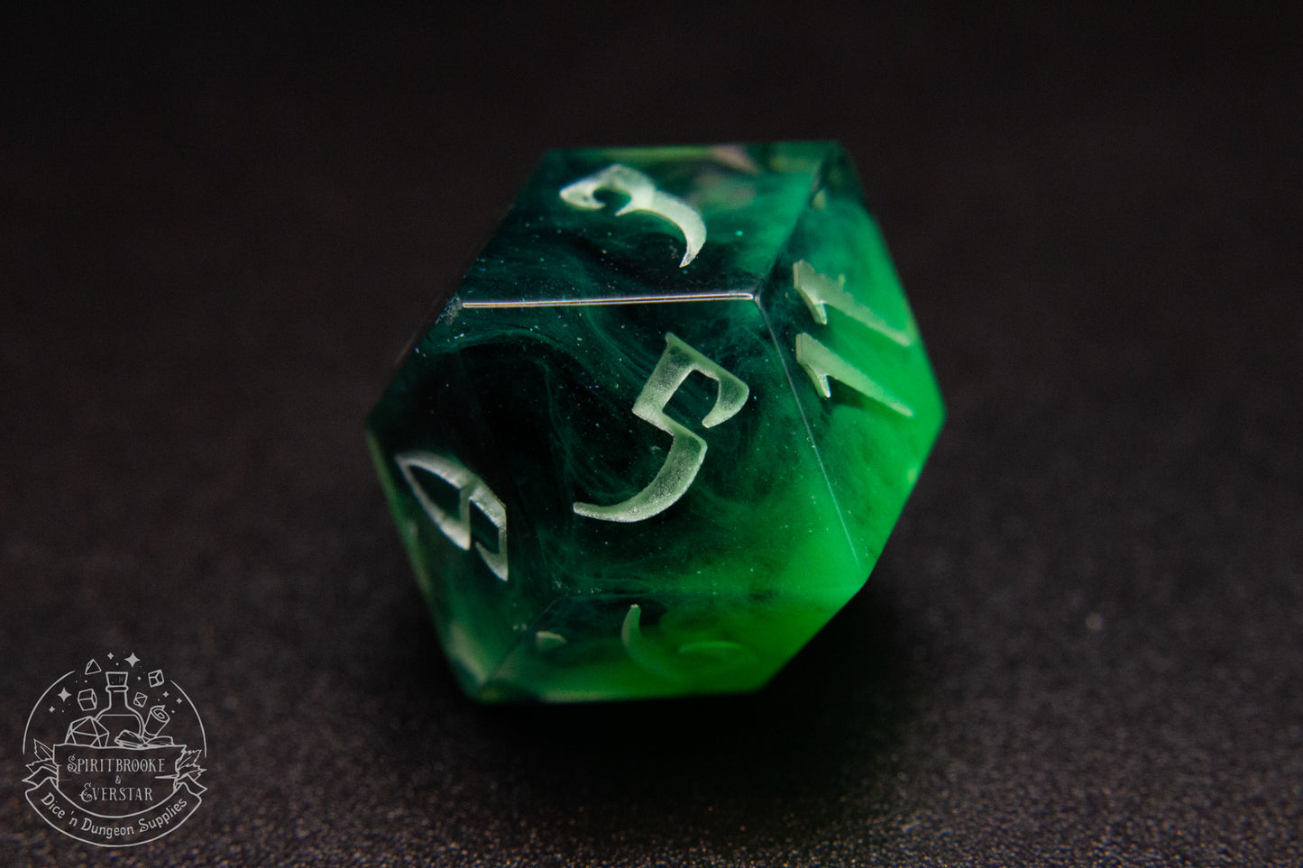 Wraith Pointy Polyhedral Dice set