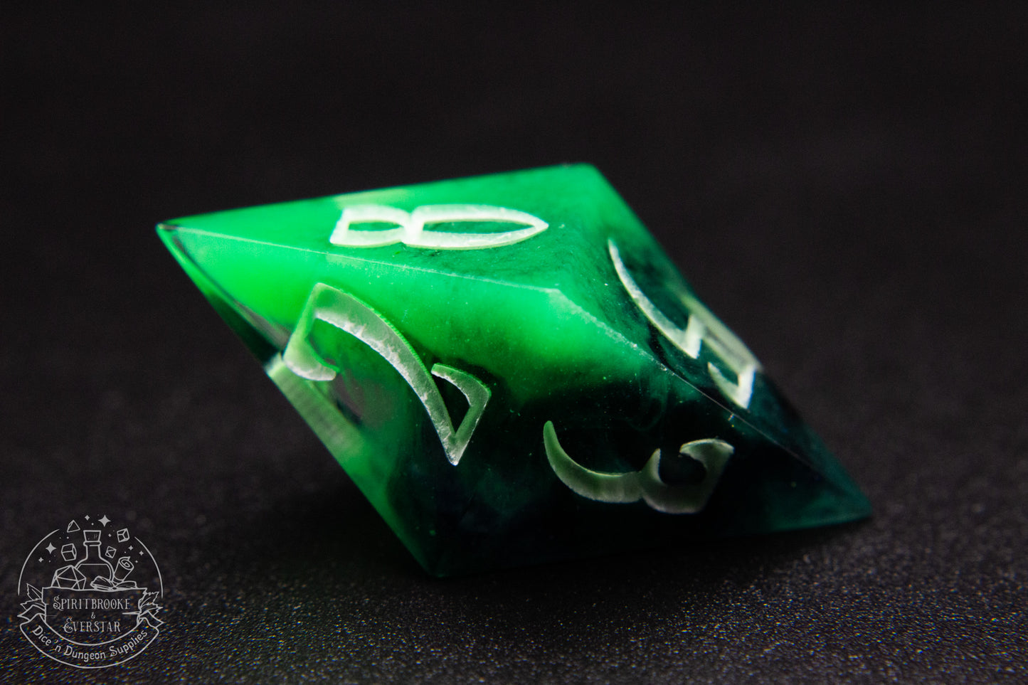 Wraith Pointy Polyhedral Dice set