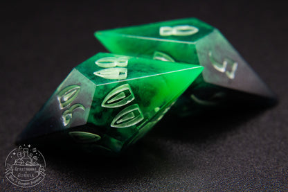 Wraith Pointy Polyhedral Dice set