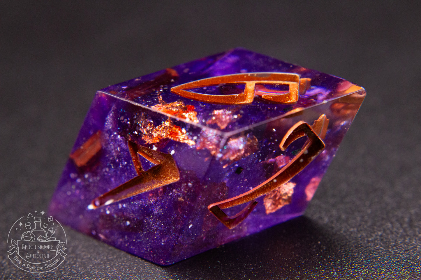 AetherFire Pointy Polyhedral Dice set