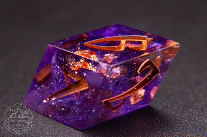 AetherFire Pointy Polyhedral Dice set