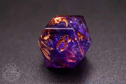 AetherFire Pointy Polyhedral Dice set