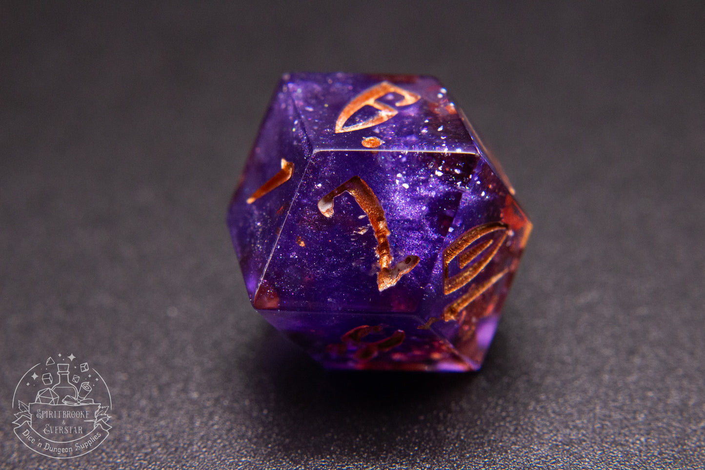 AetherFire Pointy Polyhedral Dice set