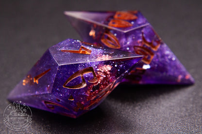 AetherFire Pointy Polyhedral Dice set