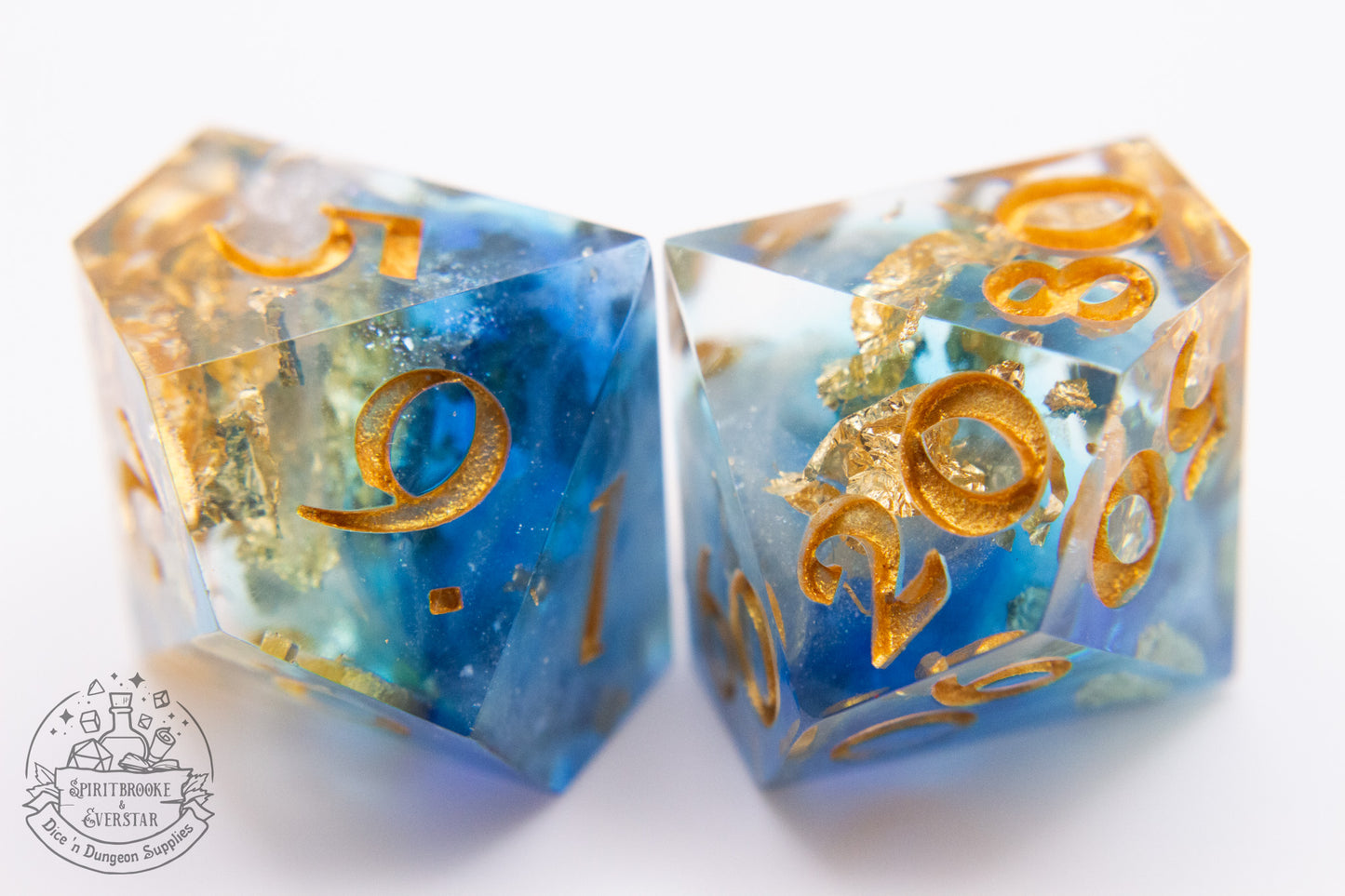 Sky's Embrace Polyhedral Dice set