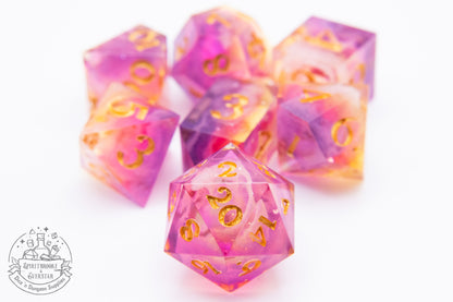 Sunset Polyhedral Dice set