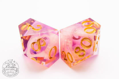 Sunset Polyhedral Dice set