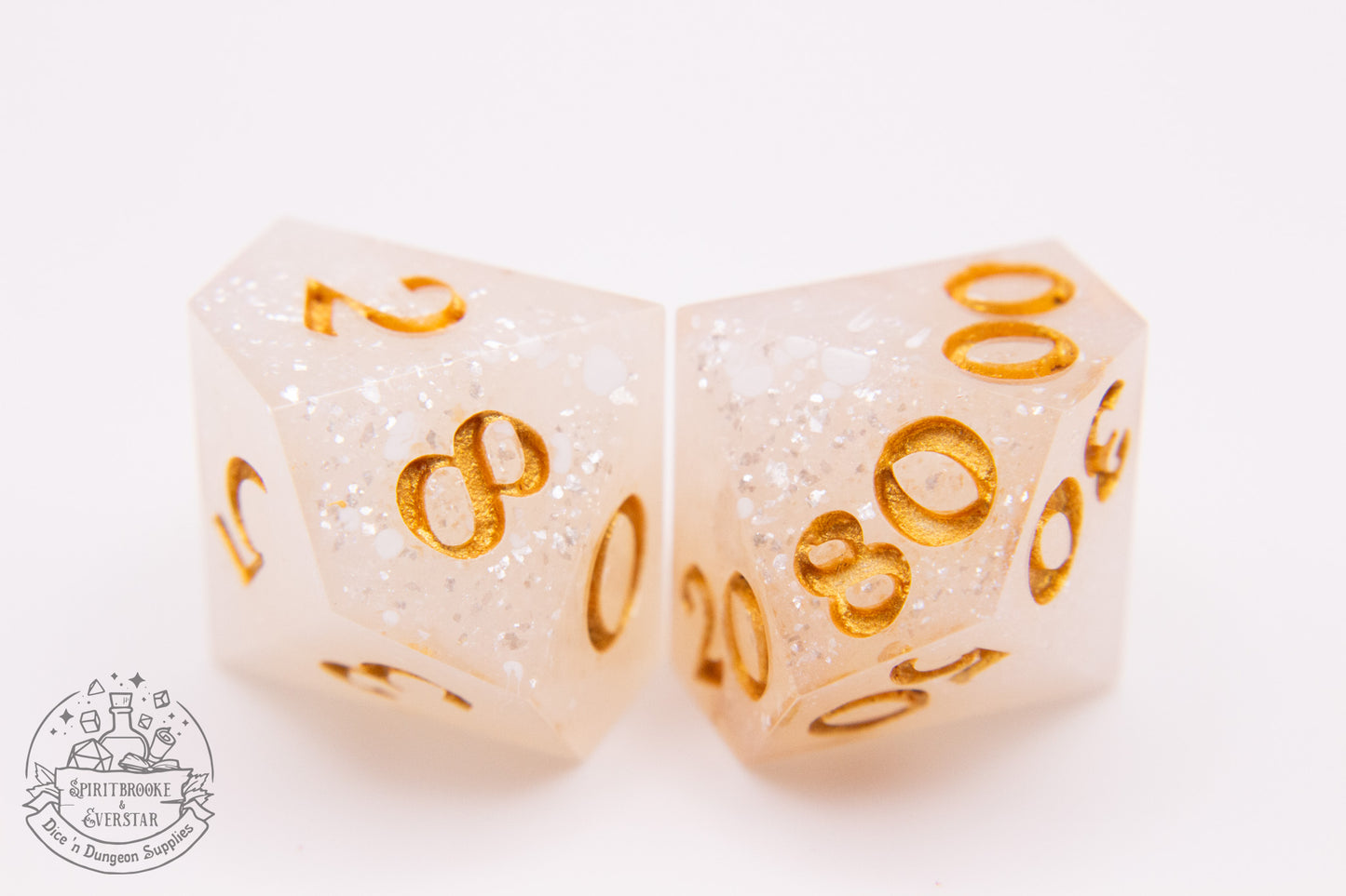 Sunshard Polyhedral Dice set