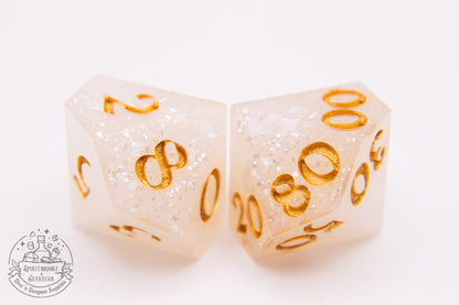 Sunshard Polyhedral Dice set