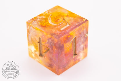 Golden Hour Polyhedral Dice set