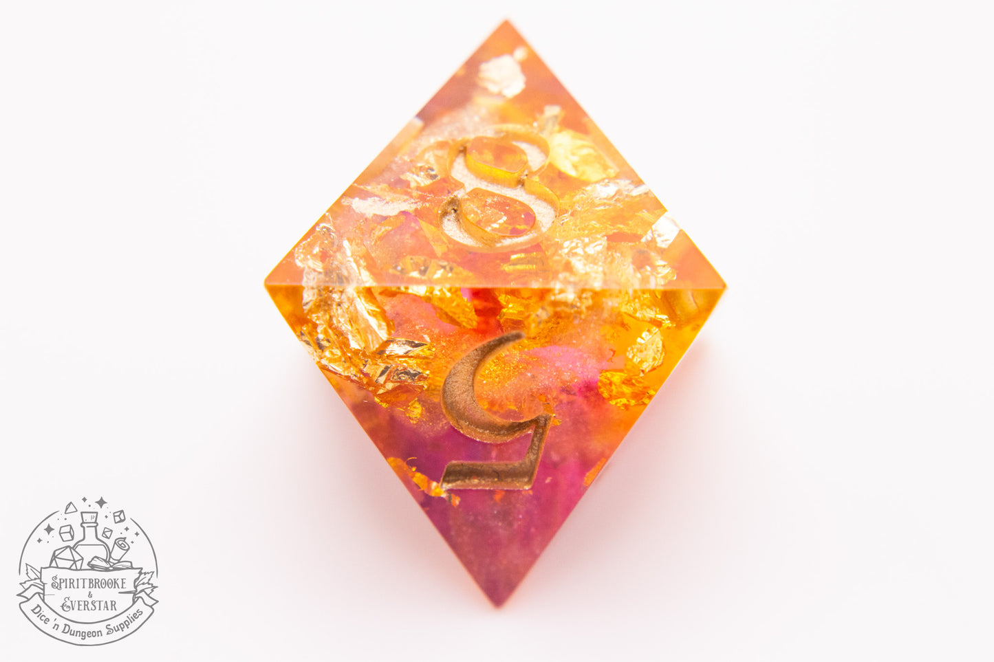 Golden Hour Polyhedral Dice set