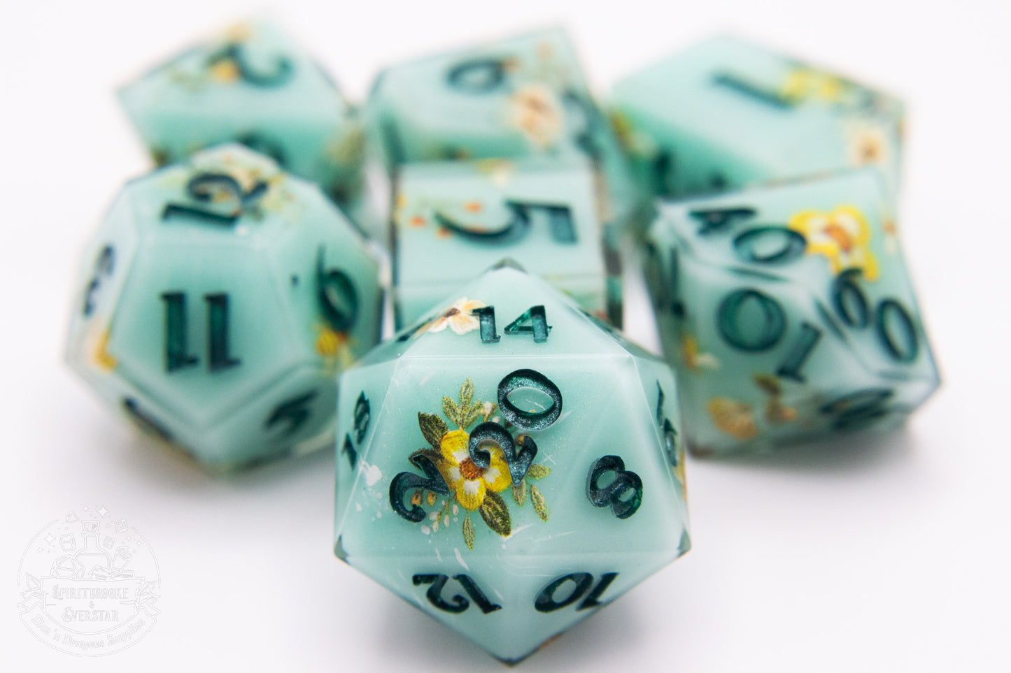 Wild Mint Polyhedral Dice set