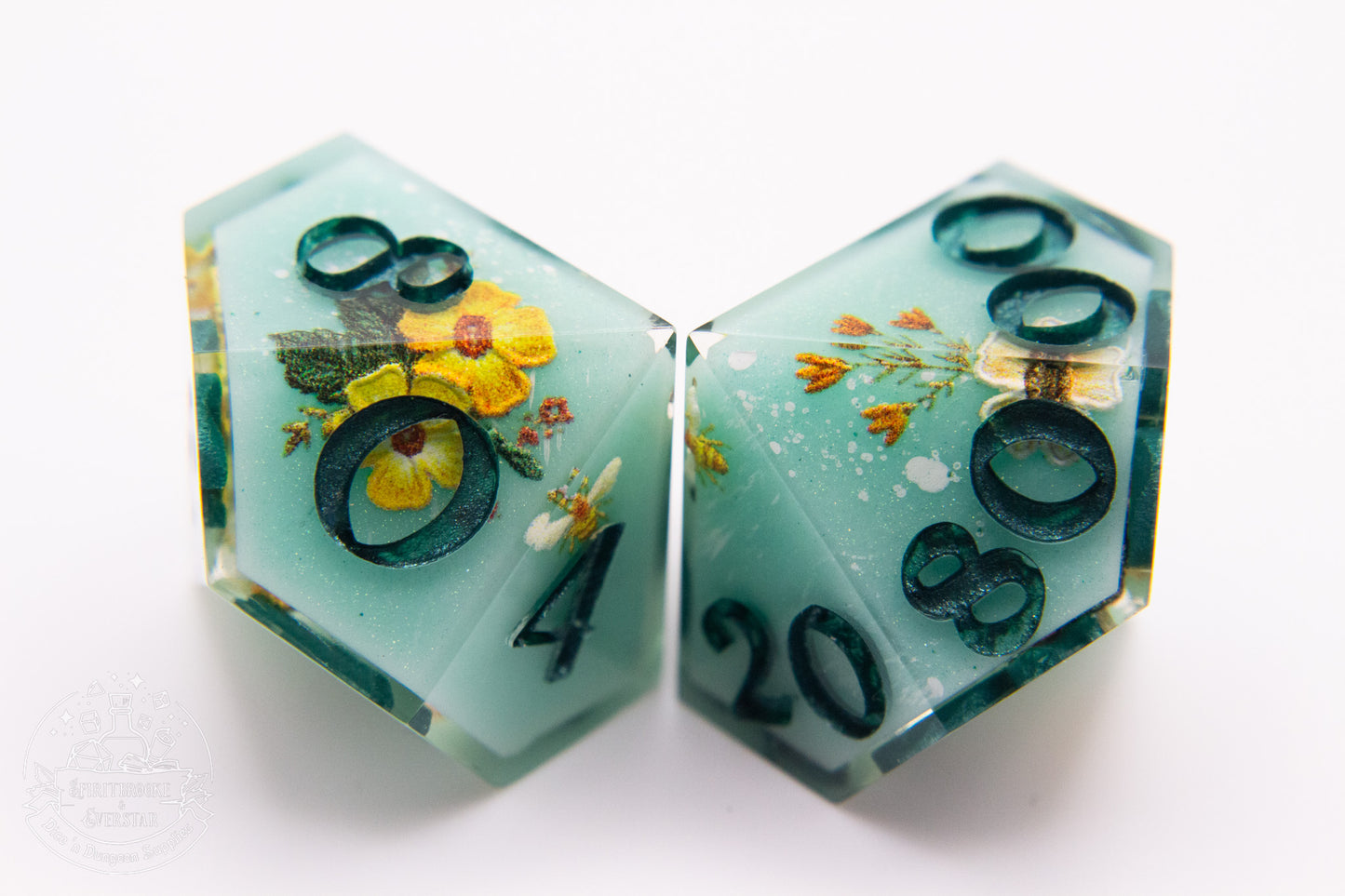 Wild Mint Polyhedral Dice set