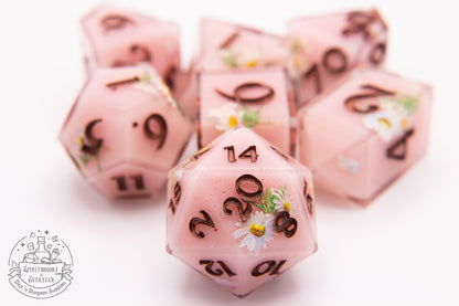 Fae Bloom Polyhedral Dice set