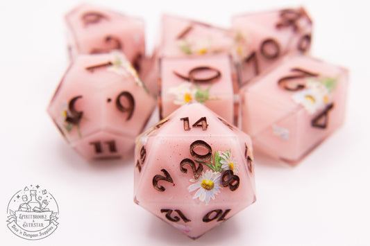 Fae Bloom Polyhedral Dice set