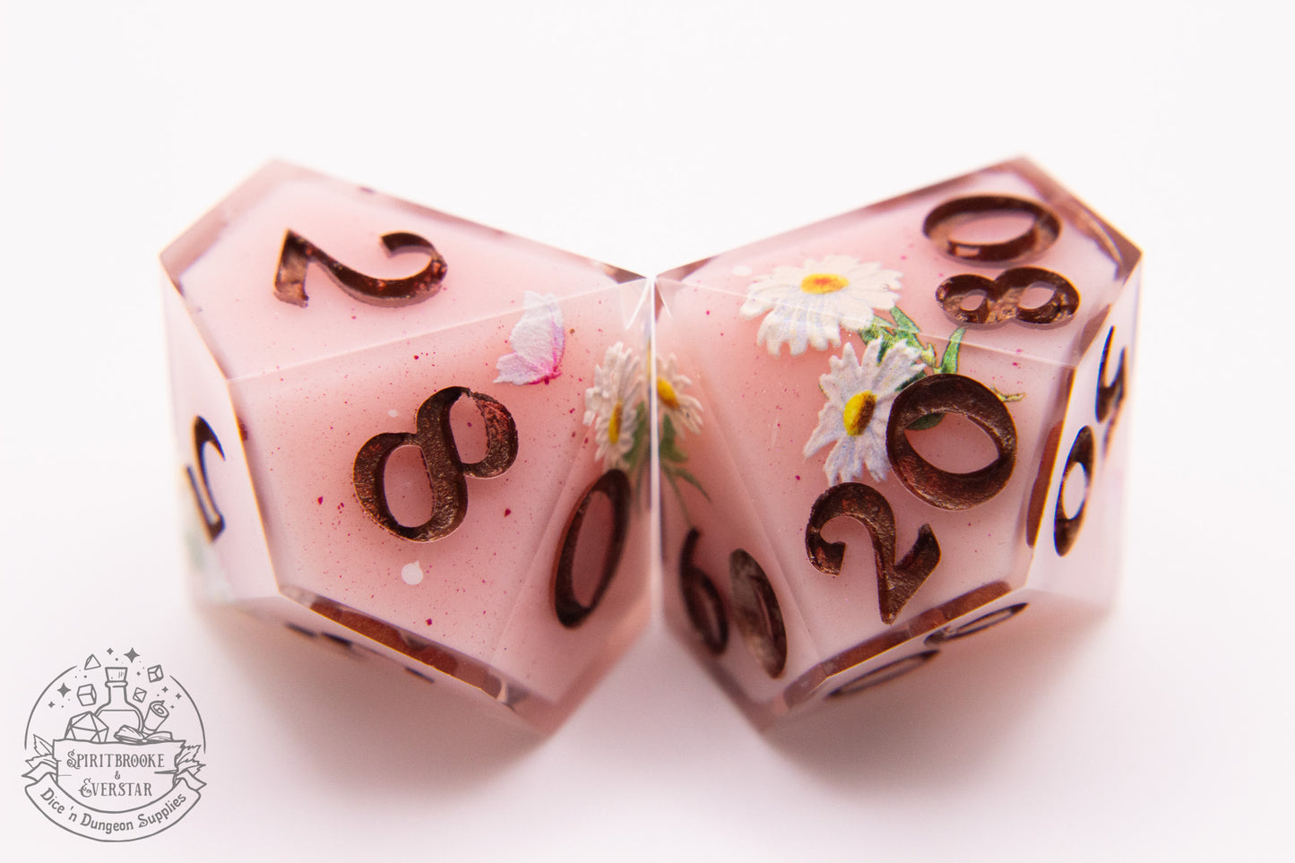 Fae Bloom Polyhedral Dice set
