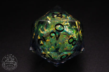 Elderglow Liquid Core 35 mm handmade D20 Chonk