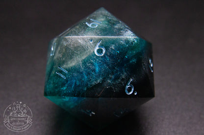 Frozen Sea 35 mm handmade D20 Chonk