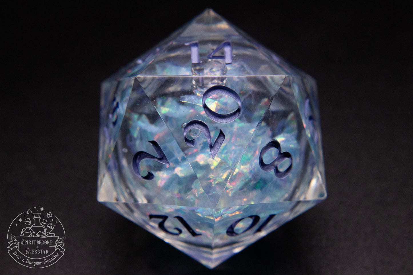 Moontear Liquid Core 35 mm handmade D20 Chonk