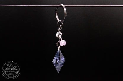 Silverfrost Dice Keychains