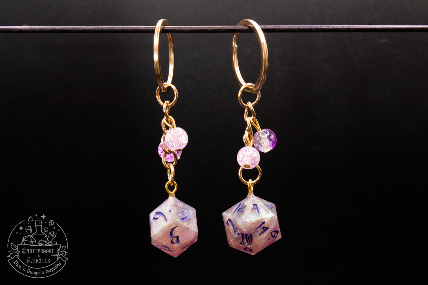 Dawn Dice Keychains