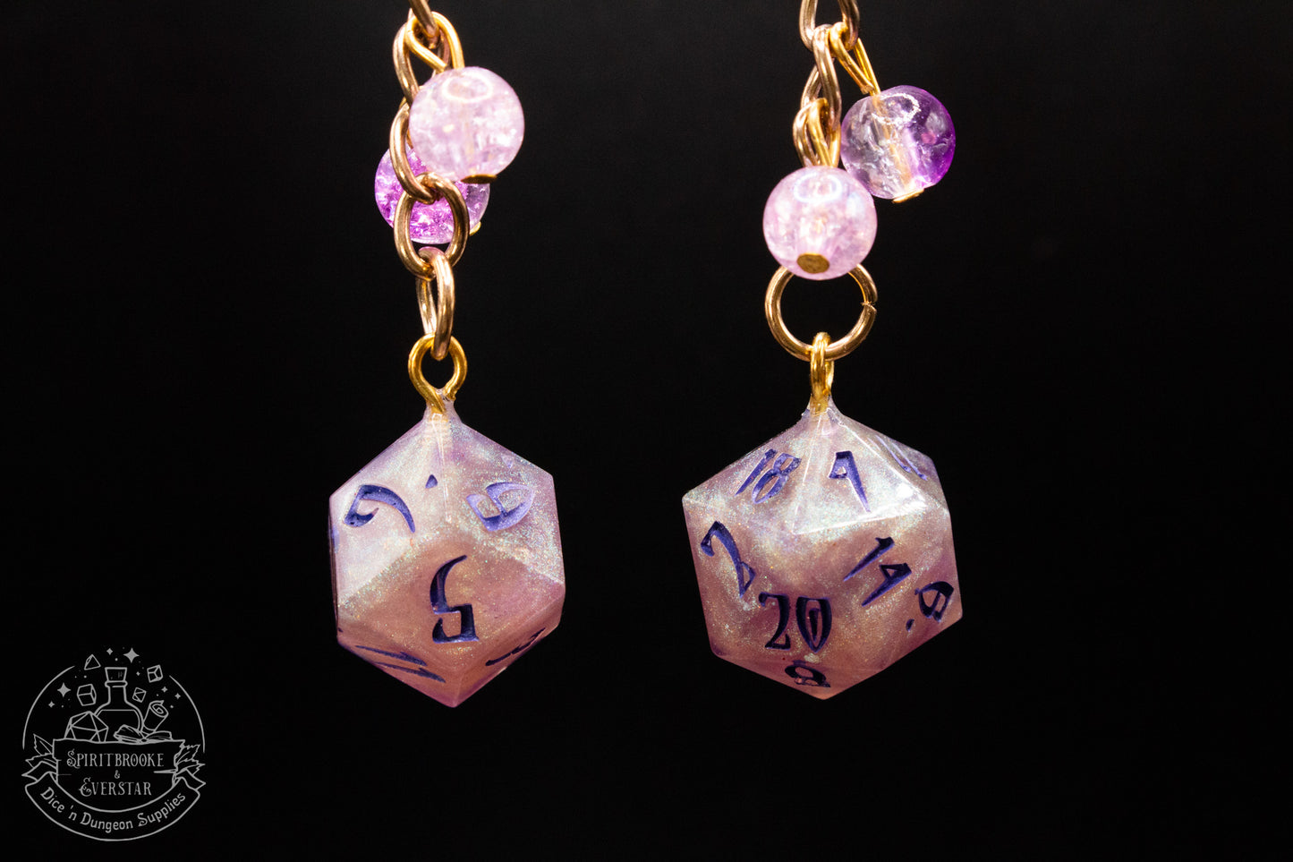 Dawn Dice Keychains