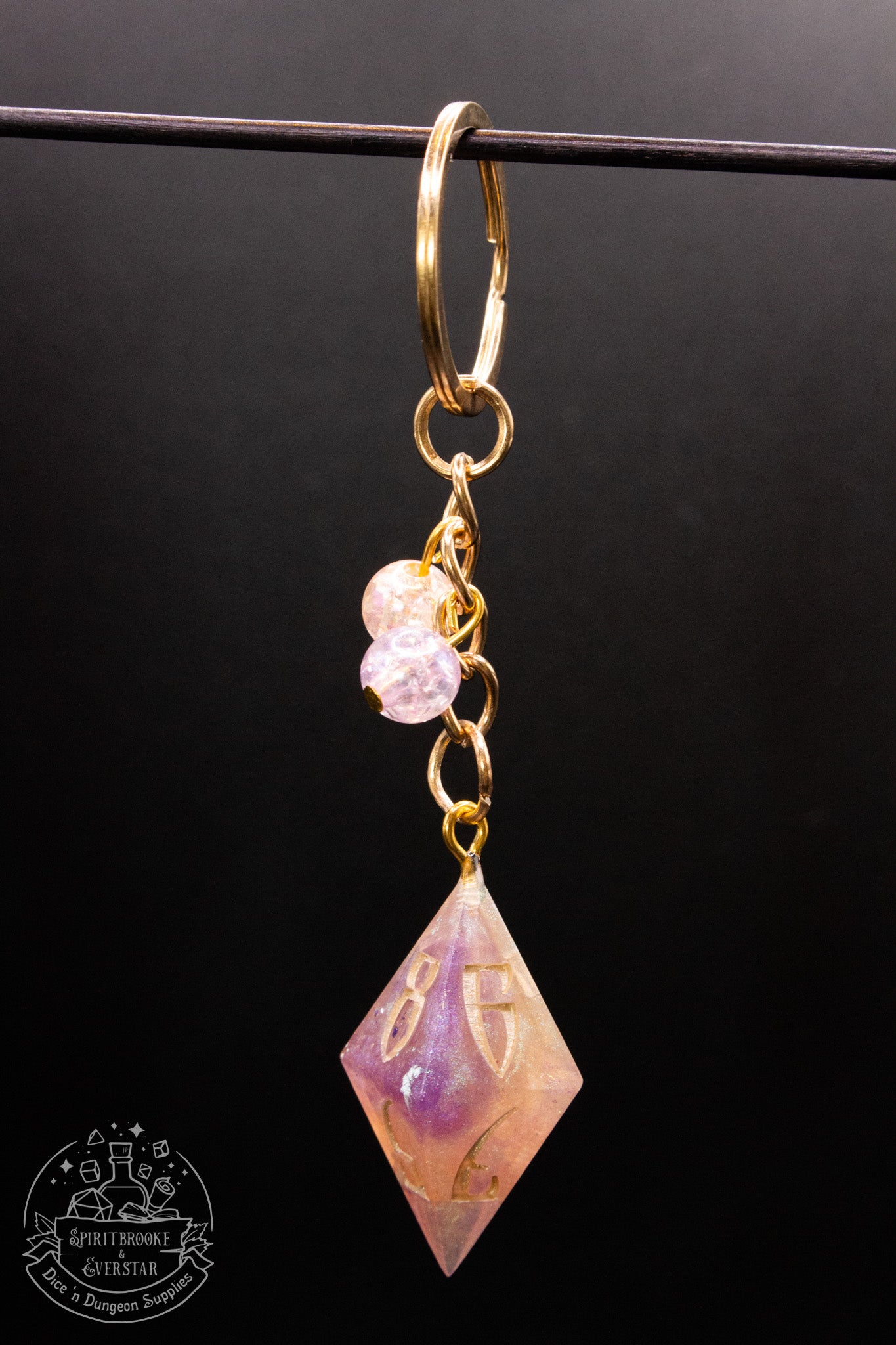 Daybreak Dice Keychains