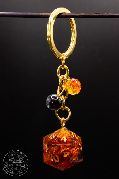 Cinderlight Dice Keychains