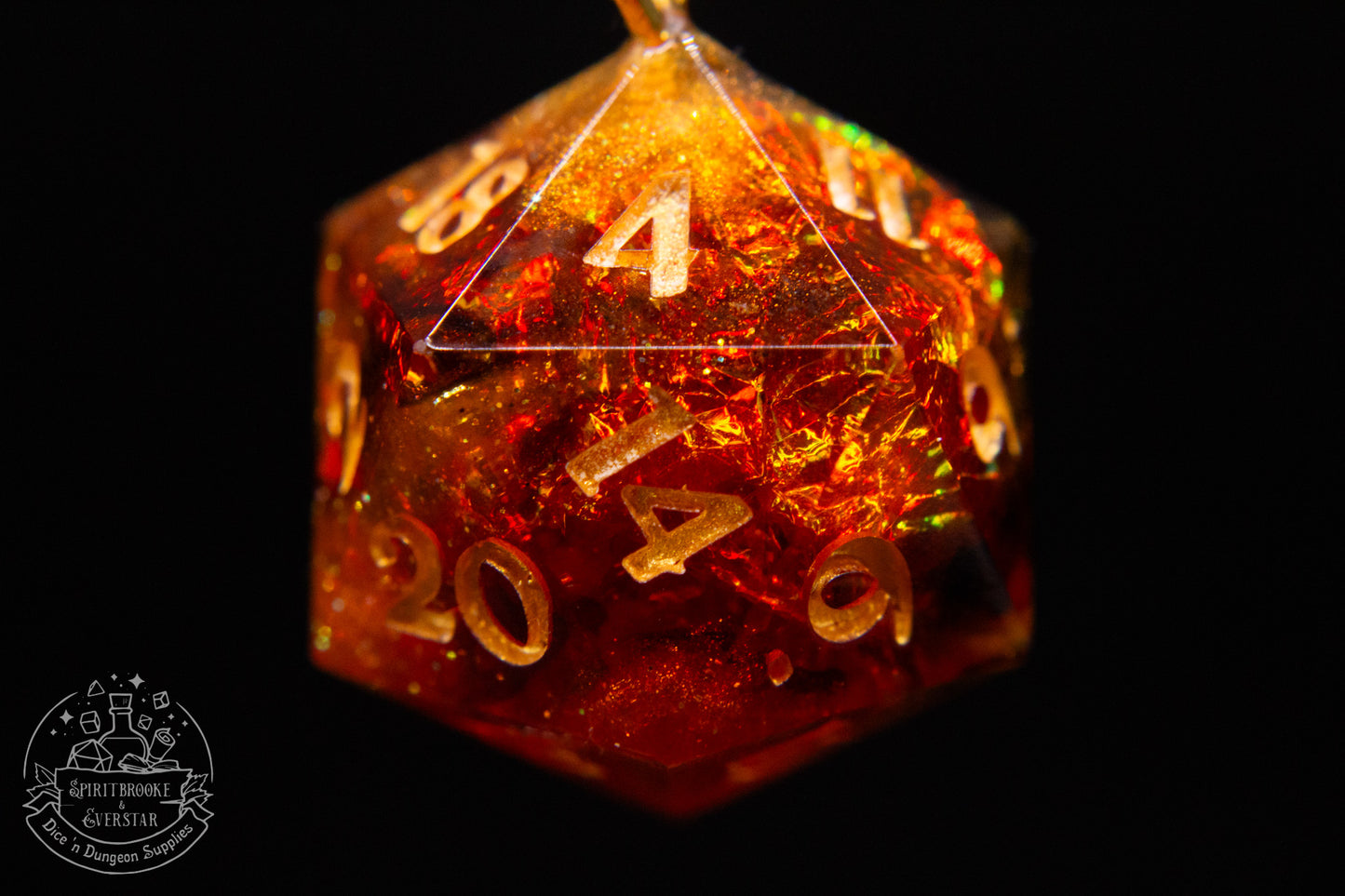 Cinderlight Dice Keychains