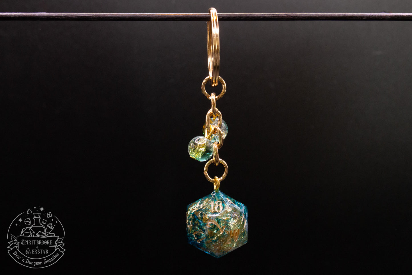 Atlantis Dice Keychains