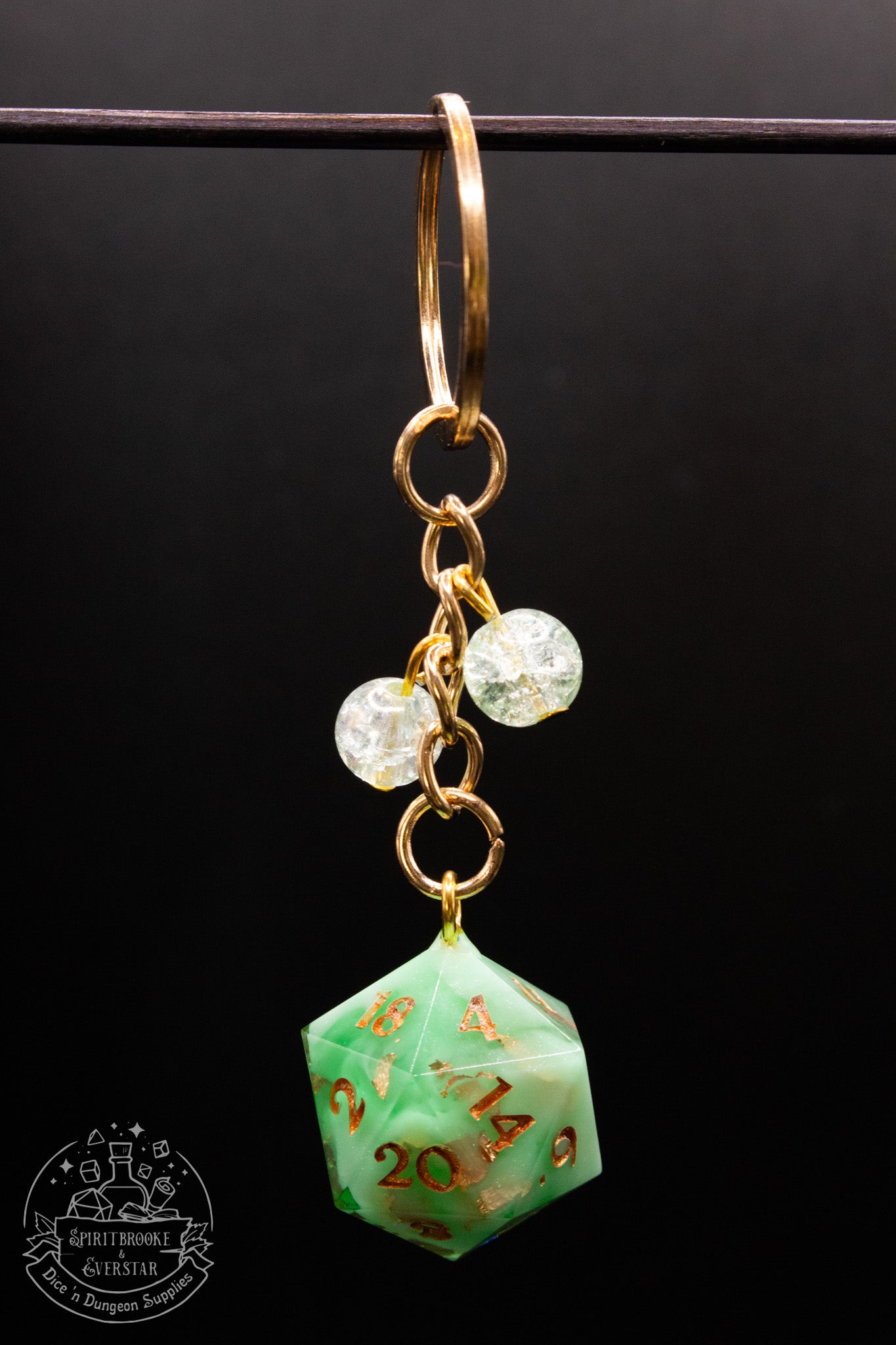 Tinkerbell Dice Keychains