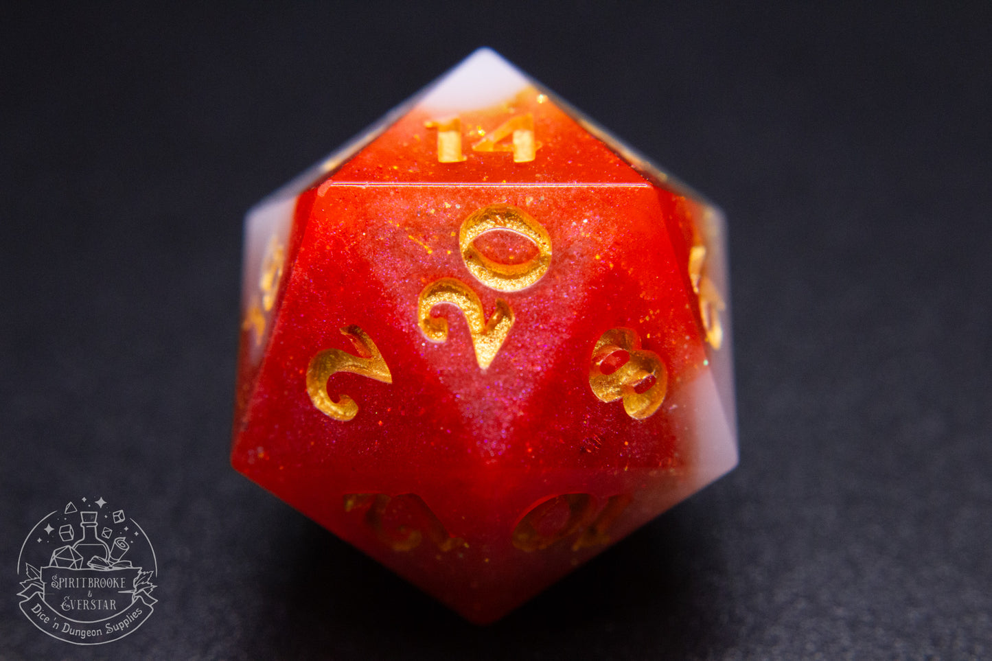 Solar Flare Handmade Single D20