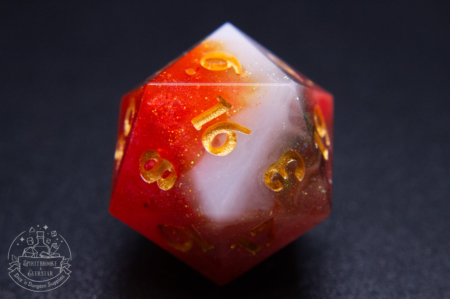 Solar Flare Handmade Single D20