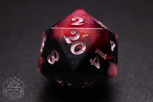 Pink Licorice Handmade Single D20