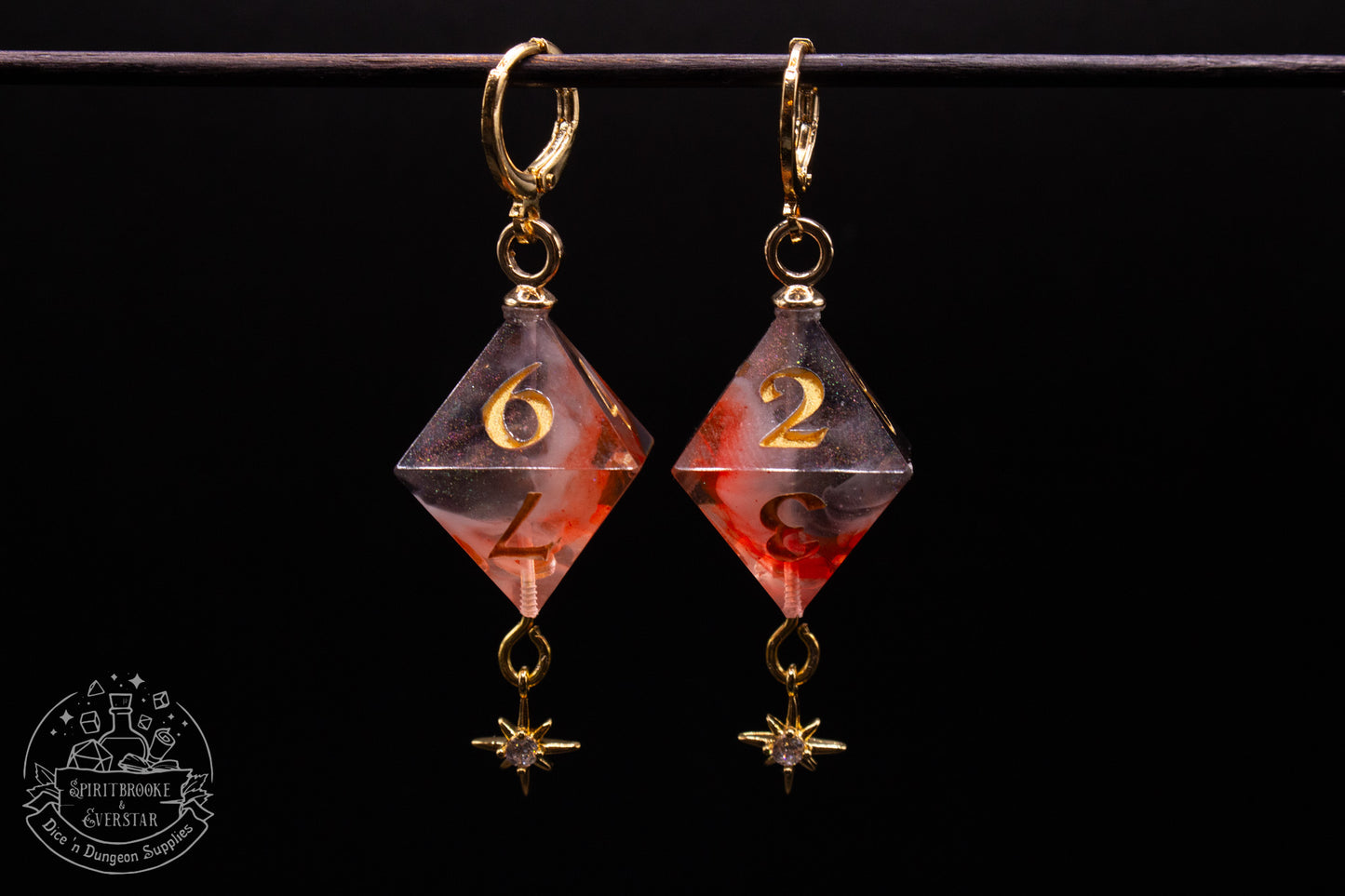 Oozing Alchemist D8 Earrings