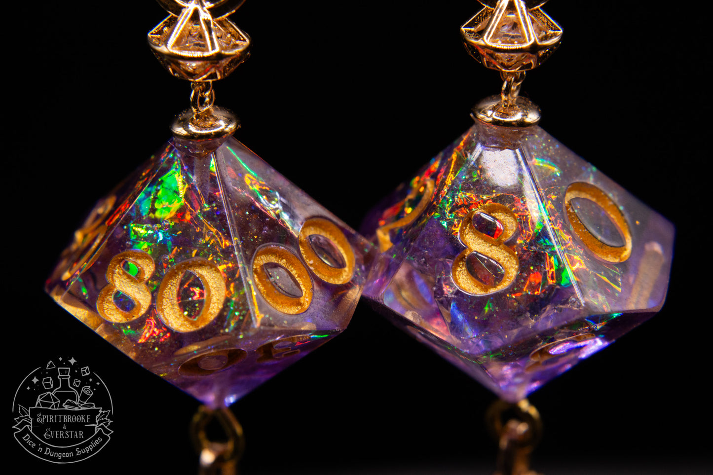 Royal Court D10 + D100 Earrings