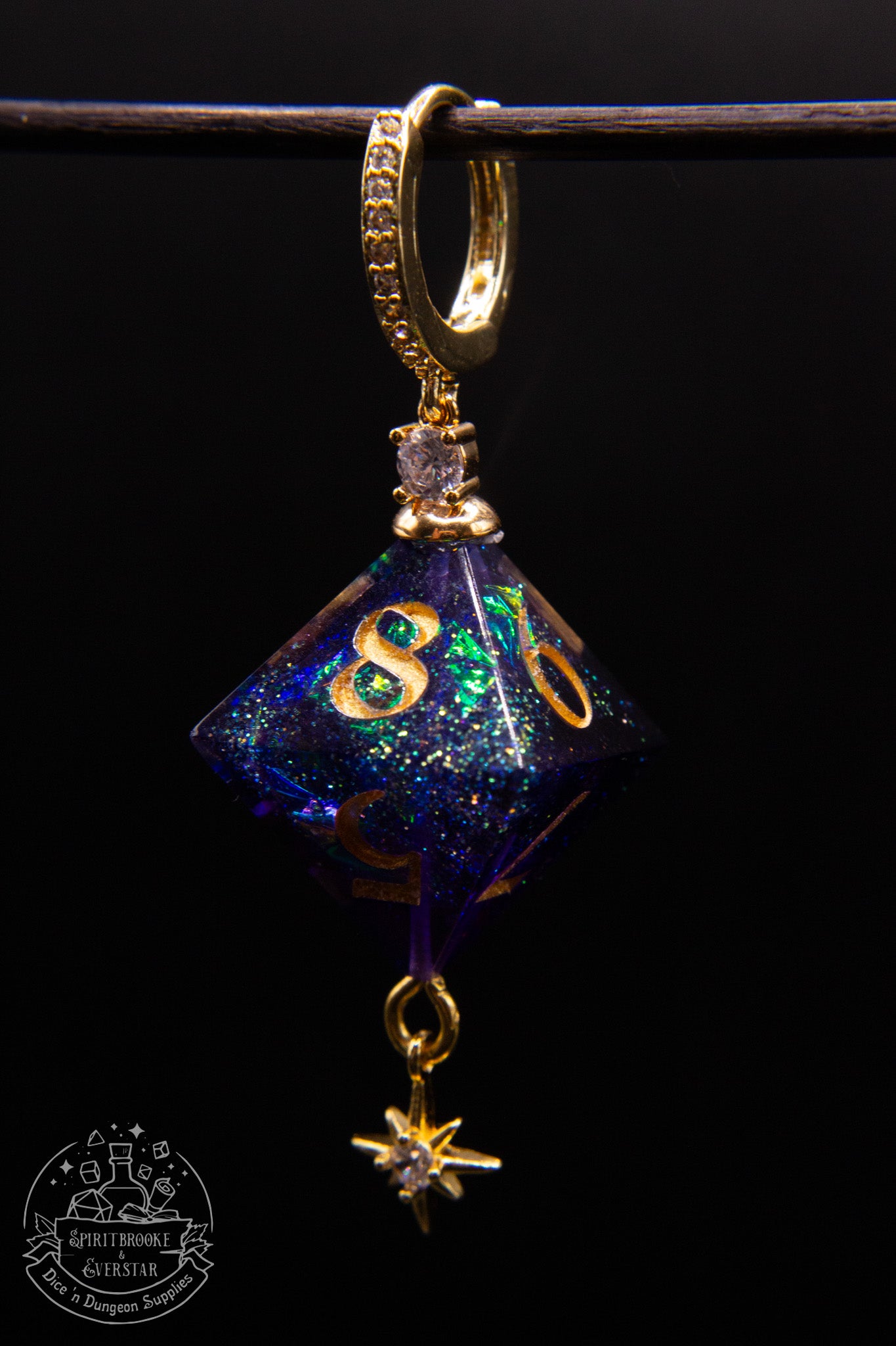 Nightshade D8 Earrings