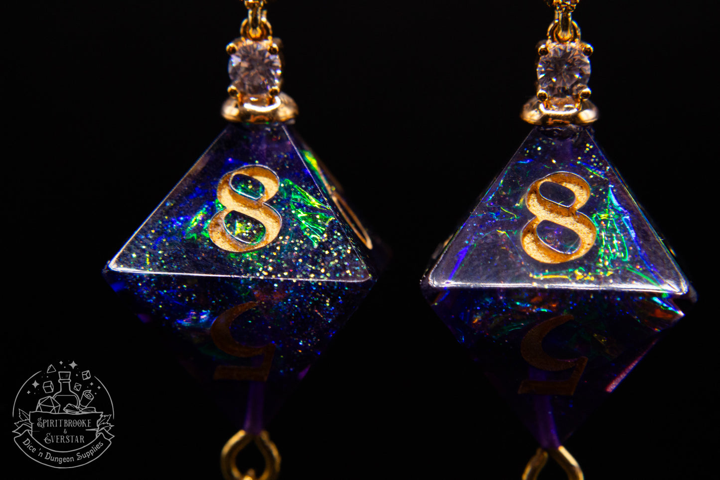 Nightshade D8 Earrings