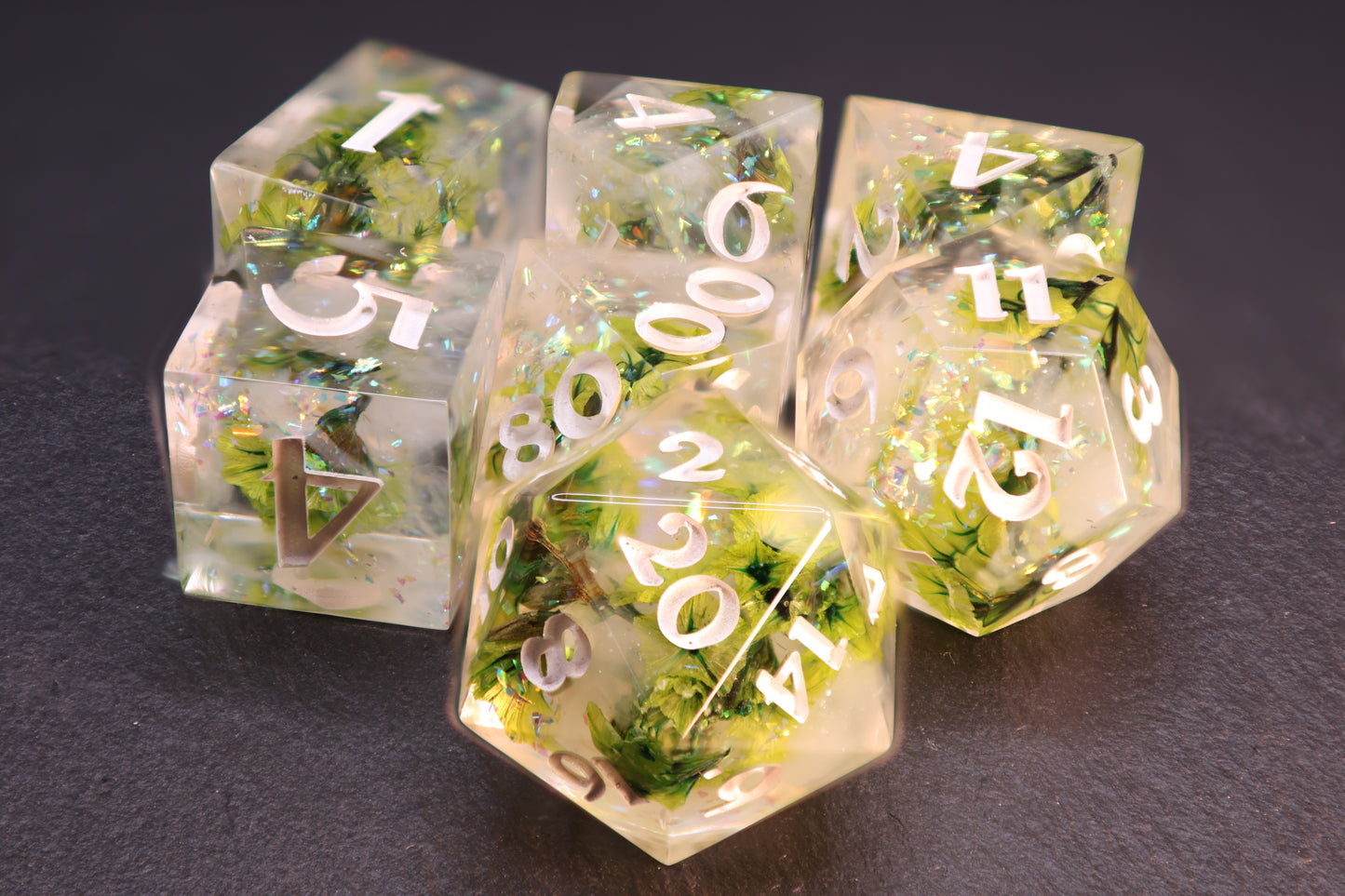 Verdant Meadow Polyhedral Dice Set