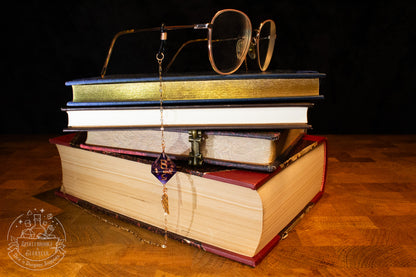 Rose Gold Eyewear Chain Dark Purple Dice (D8s)