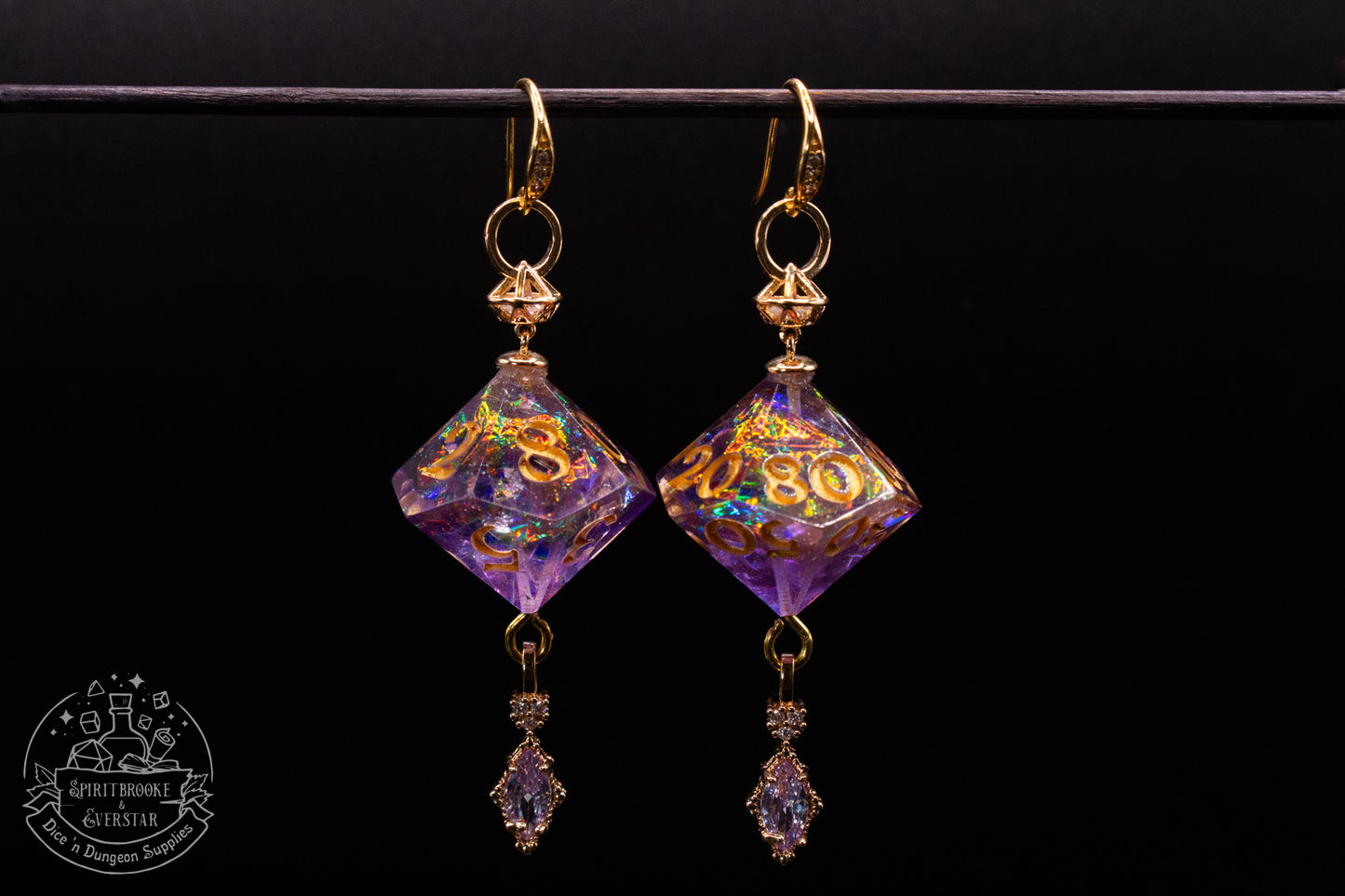 Royal Court D10 + D100 Earrings